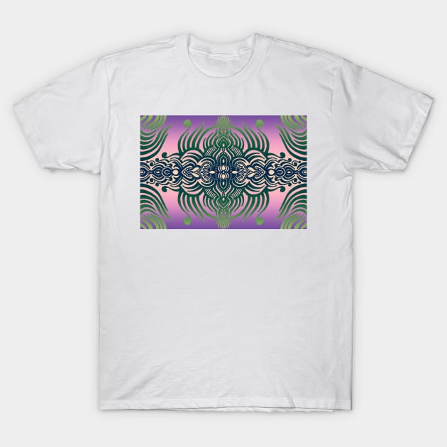 waves of symmetry T-Shirt by chambergambit